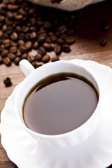 Coffee grunge background