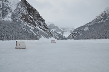 Fototapeta premium Pond hockey