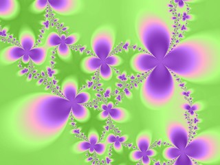 Obraz na płótnie Canvas Purple Flutterbyes