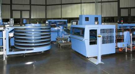 Print shop - Finishing line