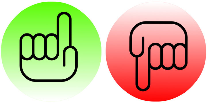 top and flop button