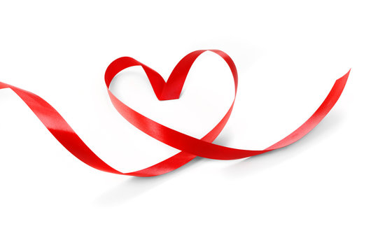 Heart a red tape