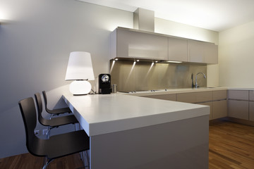 interno di cucina moderna