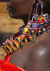 Deurstickers masai © africa