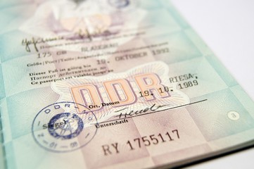Reisepass DDR