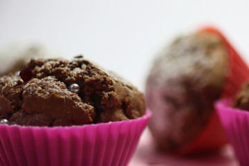 Gros plan sur les muffins