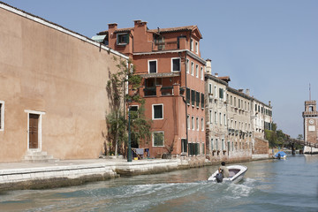 Fototapeta na wymiar Kanał i Arsenal, Venice