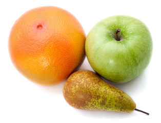 Grapefruit apple and pear