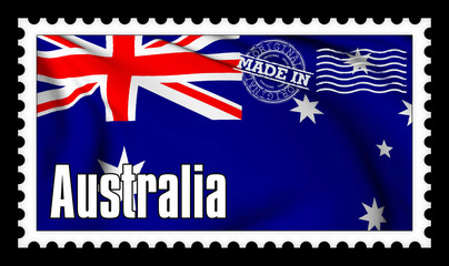 Made in Australia original stamp