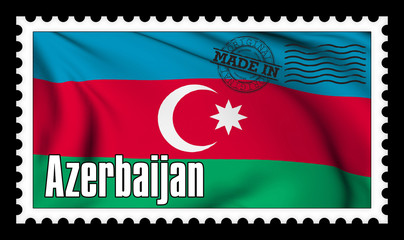 Made in Azerbaijan original stamp