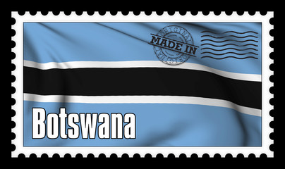 Made in Botswana original stamp