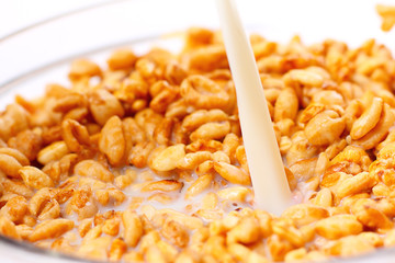 Granola with milk