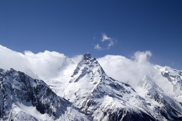 Hight Mountains. Caucasus, Dombay.