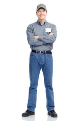 Mature handsome worker.