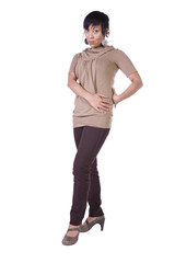 Beautiful Girl Standing Up