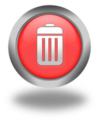 Bouton corbeille