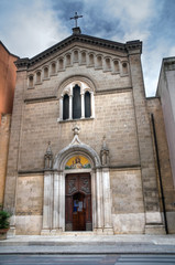 Fototapeta na wymiar Kościół Najświętszego Serca. Gioia del Colle. Apulia.