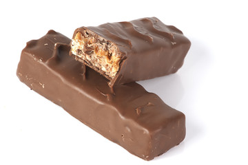two chocolate bars