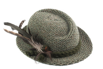 old-fashioned tirol man's hat