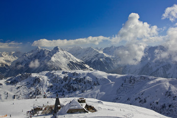 Schronisko w Alpach, Austria