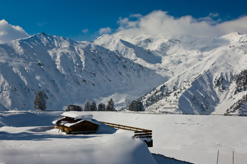 Chata w Alpach, Austria © Paweł Mruk