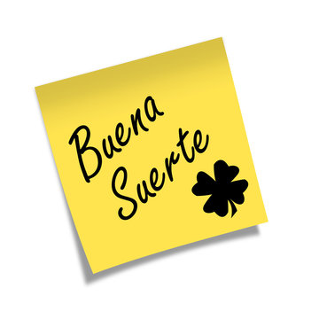 Post-it BUENA SUERTE