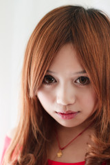 Naklejka premium Beautiful Chinese girl