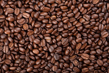 roasted coffee beans background