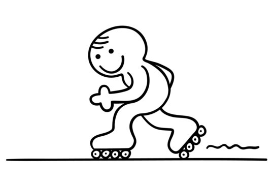 figur inlineskater