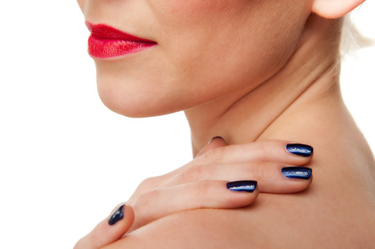 Beautiful Red Female Lips