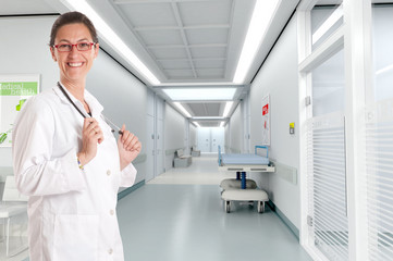 Cheerful doctor