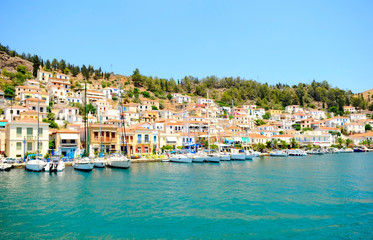 Fototapeta na wymiar town on greek island