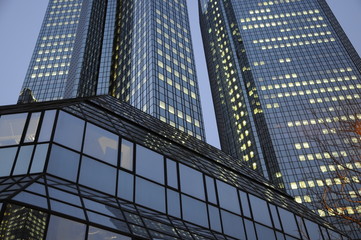 Naklejka premium Hochhaus in Frankfurt