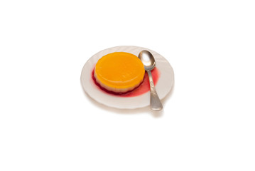 jelly isolated on white background