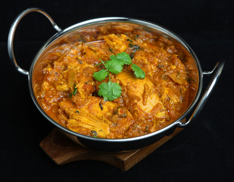 Indian Chicken Rangoon Curry Food