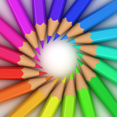 colorful pencils