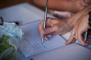 Signing the Guestbook