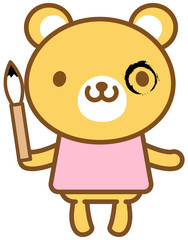 くま　書き初め