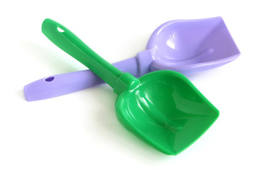 Colorful shovels