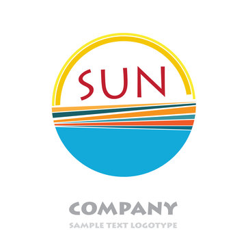 Logo Sun and Sea # Vector