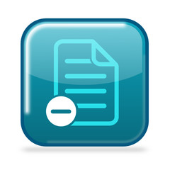 Button Dokument löschen aqua