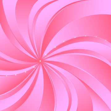 vector pink background with stars for your text