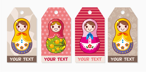 Russian dolls card
