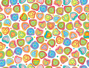 Seamless pattern for Valentine's day