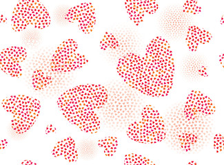 Seamless pattern for Valentine's day