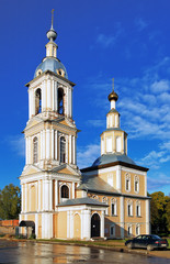 Fototapeta na wymiar Church of Kazan Mother of God in Uglich, Russia