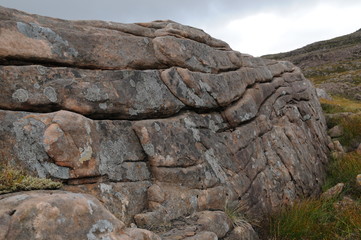 Steinformationen, Pass of the Cattle, Schottland