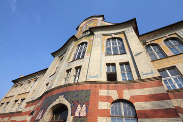 Fototapeta na wymiar Architektury secesyjnej w Bytom, Polska
