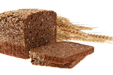 Vollkornbrot mit Getreide