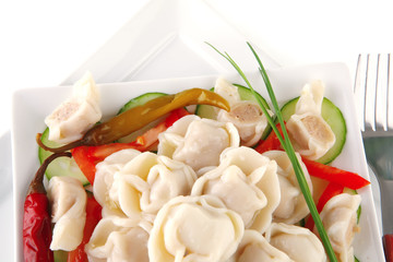fresh boiled dumplings